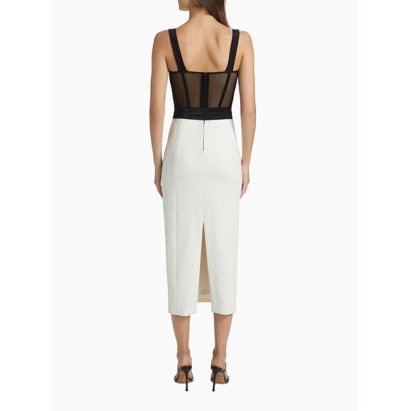 PatBO Jersey Sands Colorblocked Maxi Dress US 6 $675 - Picture 4 of 12